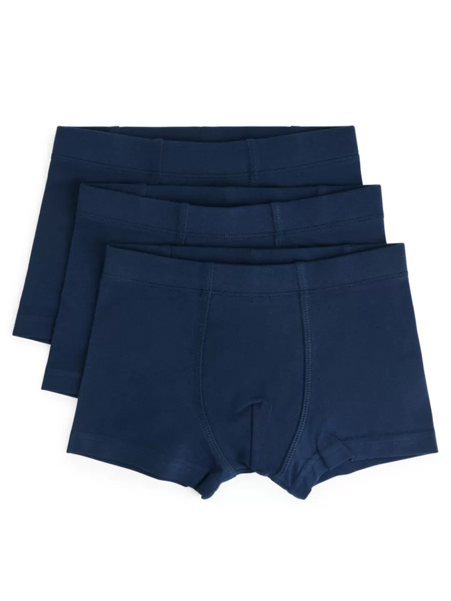 Cheap ARKET Jersey Trunks Dark Blue