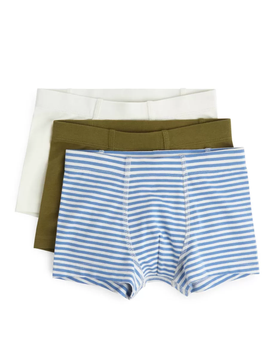Fashion ARKET Jersey Trunks Blue/White/Khaki