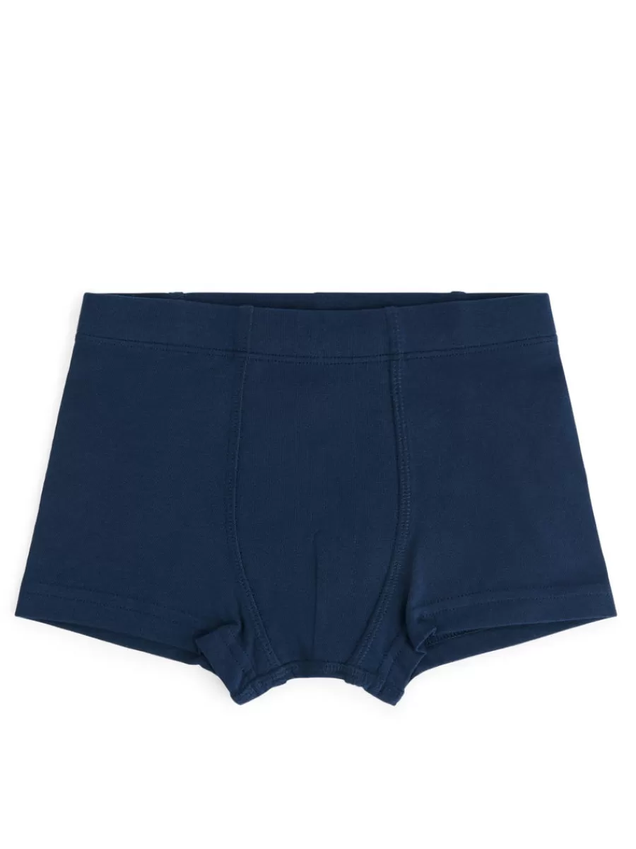Cheap ARKET Jersey Trunks Dark Blue