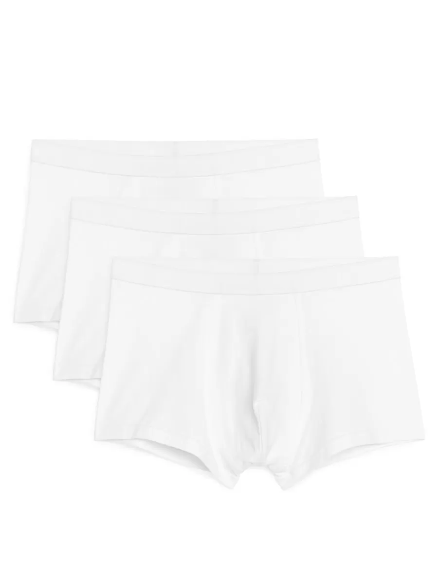 Cheap ARKET Jersey Trunks Set Of 3 White