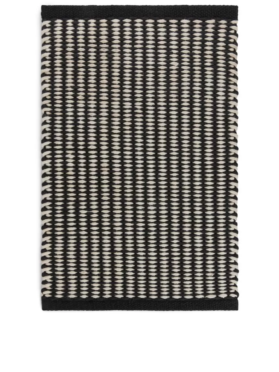 Outlet ARKET Jute Door Mat Black/Light Beige