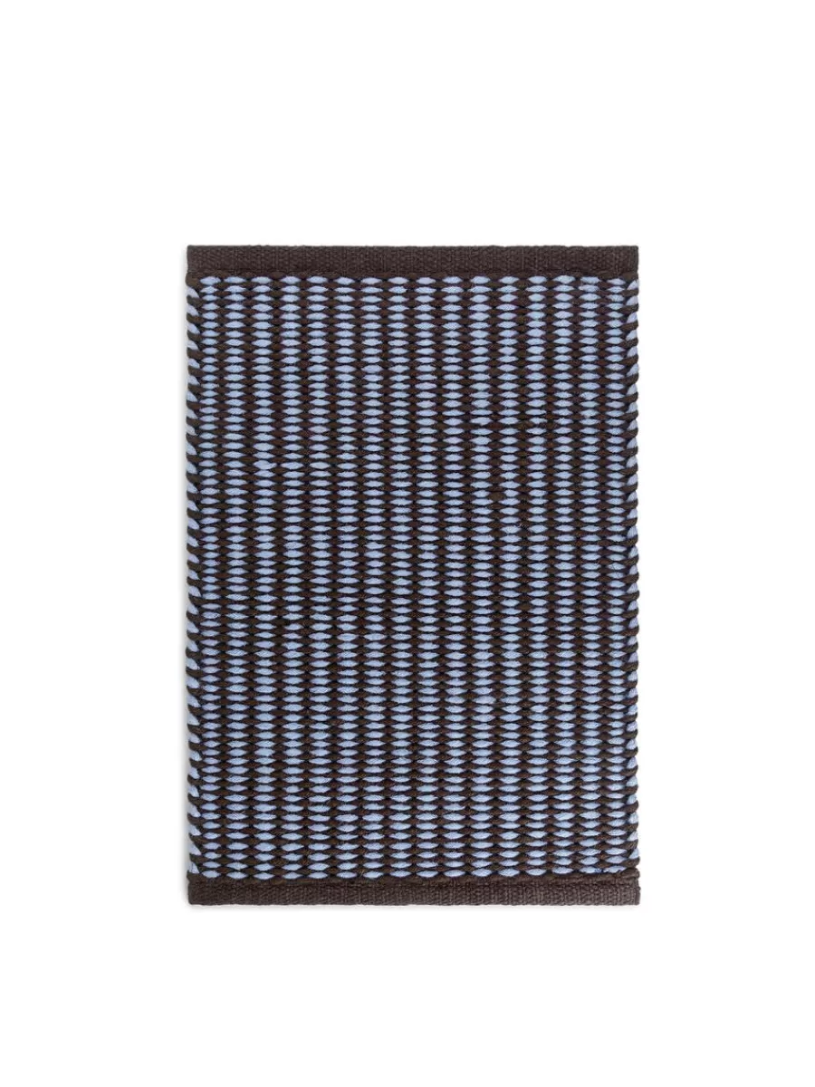 Discount ARKET Jute Door Mat Blue/Brown