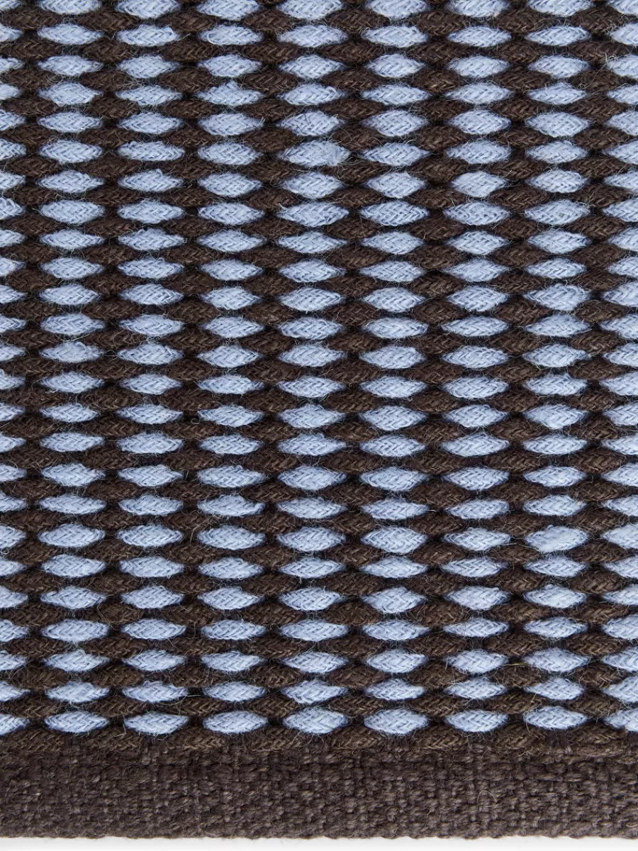 Discount ARKET Jute Door Mat Blue/Brown