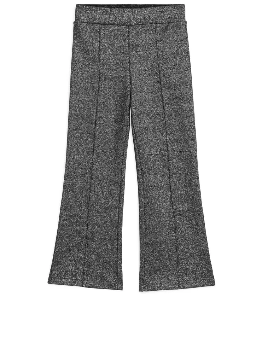 Cheap ARKET Kick-flare Metallic Leggings Grey/Metallic