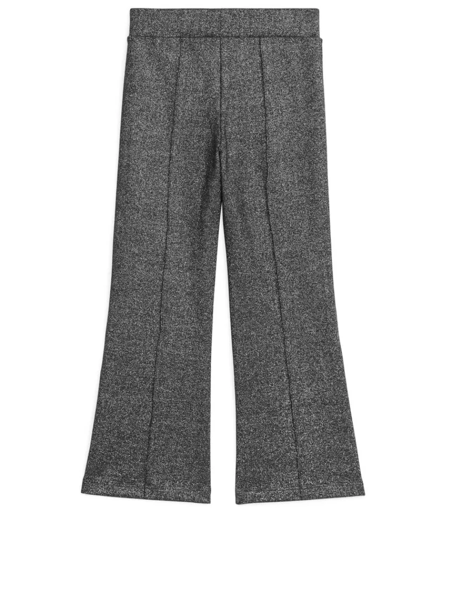 Cheap ARKET Kick-flare Metallic Leggings Grey/Metallic