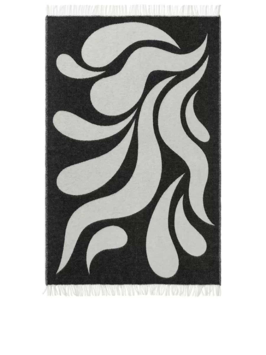 Fashion ARKET Klippan Wool Blanket White/Black