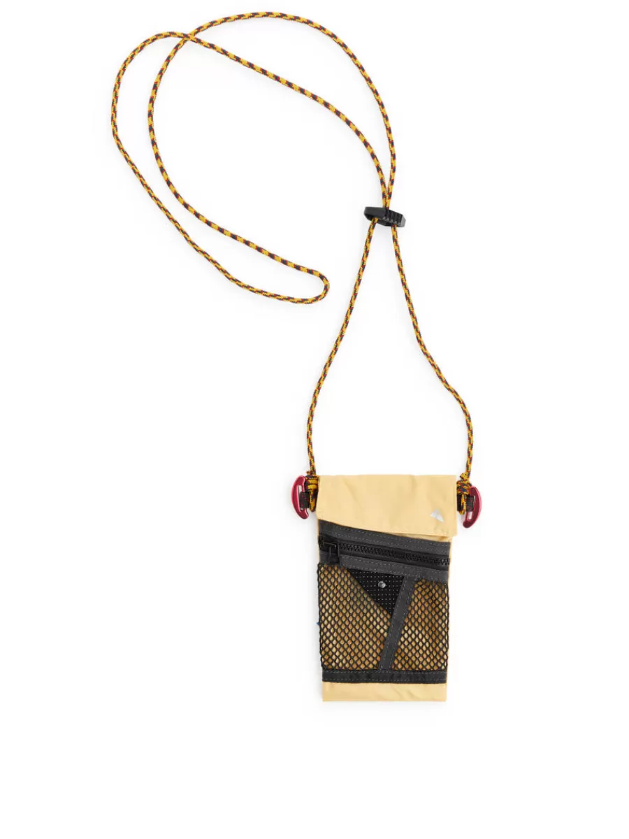 Best Sale ARKET Klättermusen Algir Lanyard Pocket Yellow/Chaya Sand