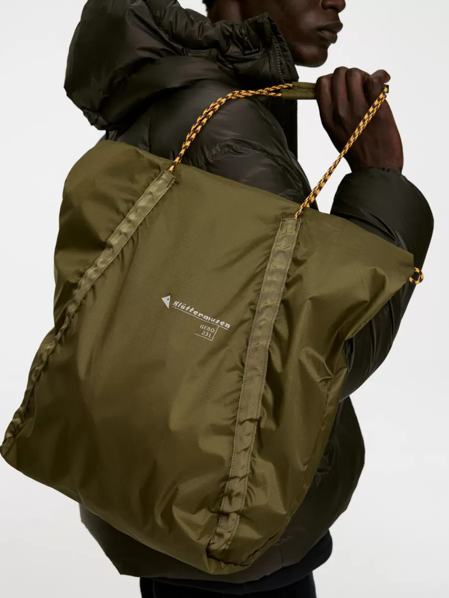 Hot ARKET Klättermusen Gebo Tote Bag Olive Green