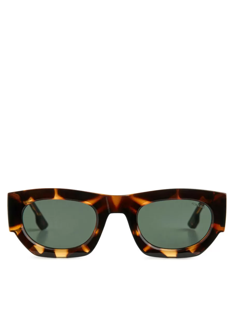 Shop ARKET KOMONO Alpha Sunglasses Brown/Tortoise