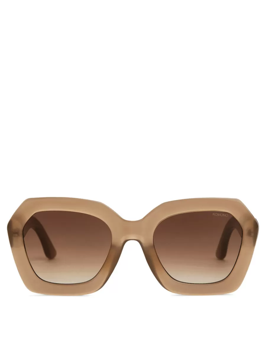 Store ARKET KOMONO Gwen Sunglasses Beige