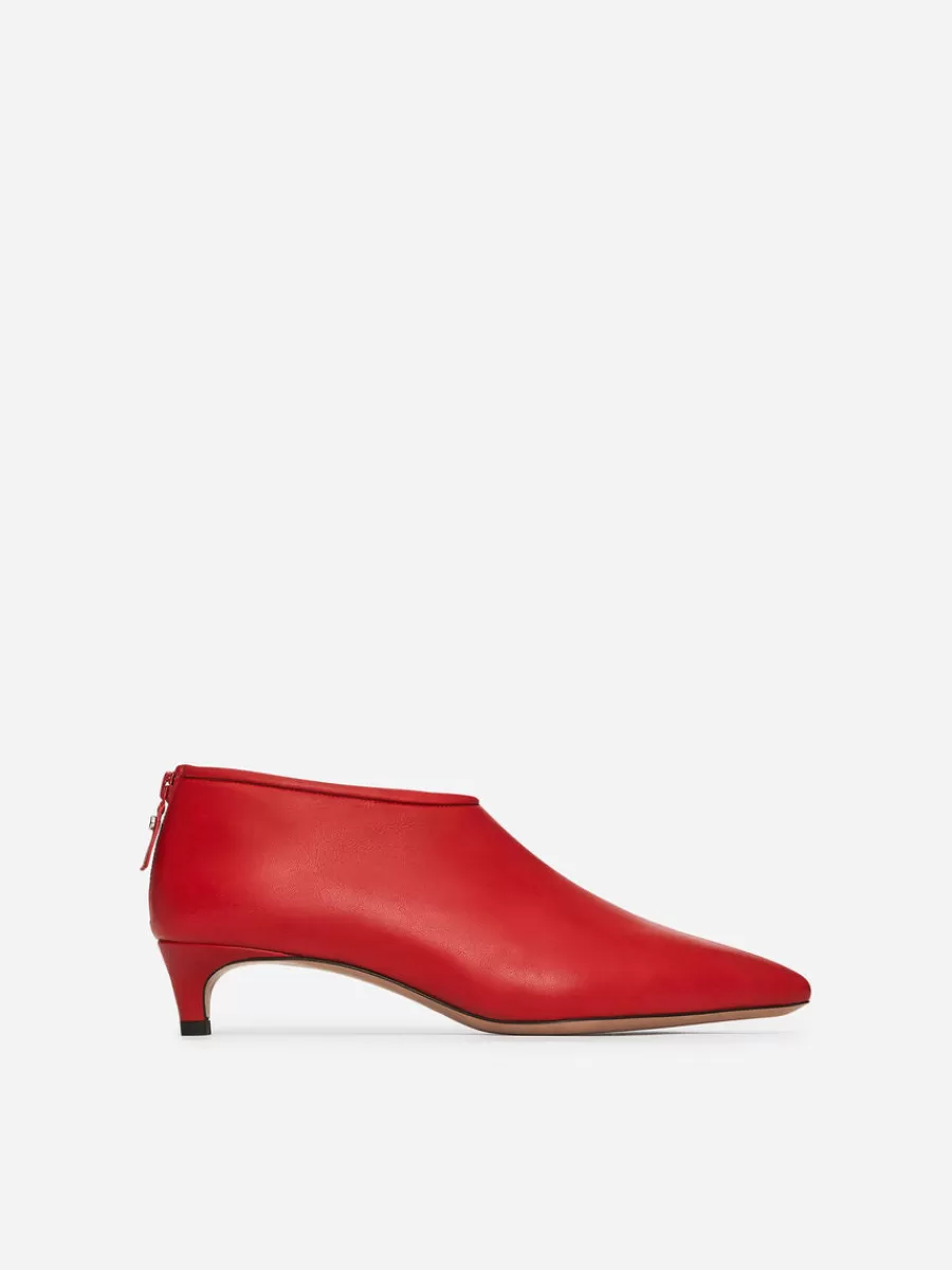 Outlet ARKET Leather Boots Red