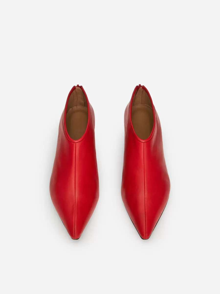 Outlet ARKET Leather Boots Red