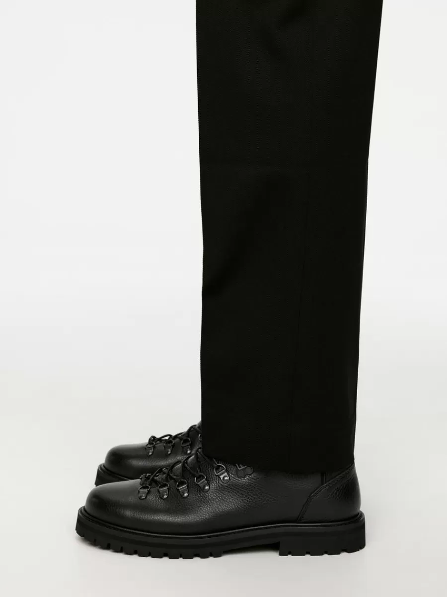 Sale ARKET Leather Hiking Shoes Black