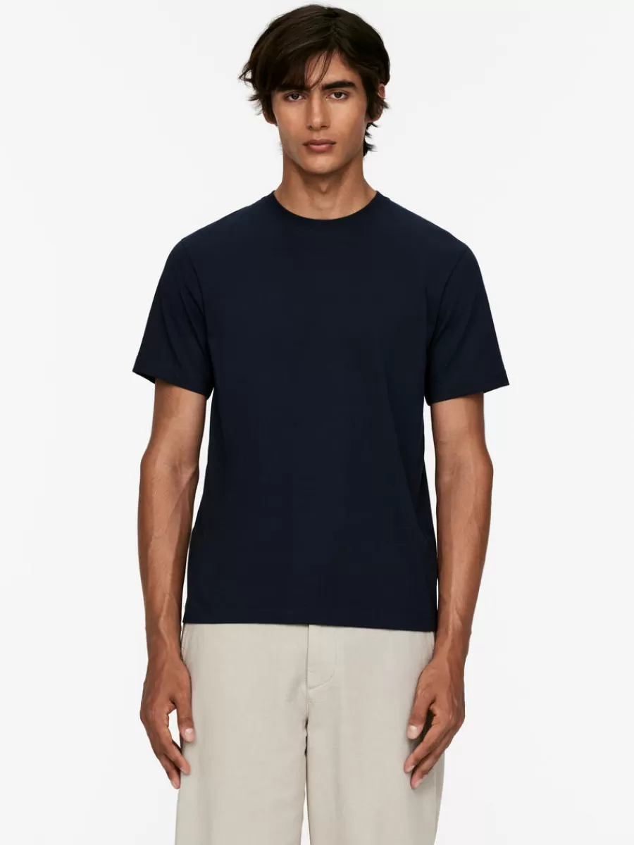Best Sale ARKET Lightweight T-Shirt Dark Blue