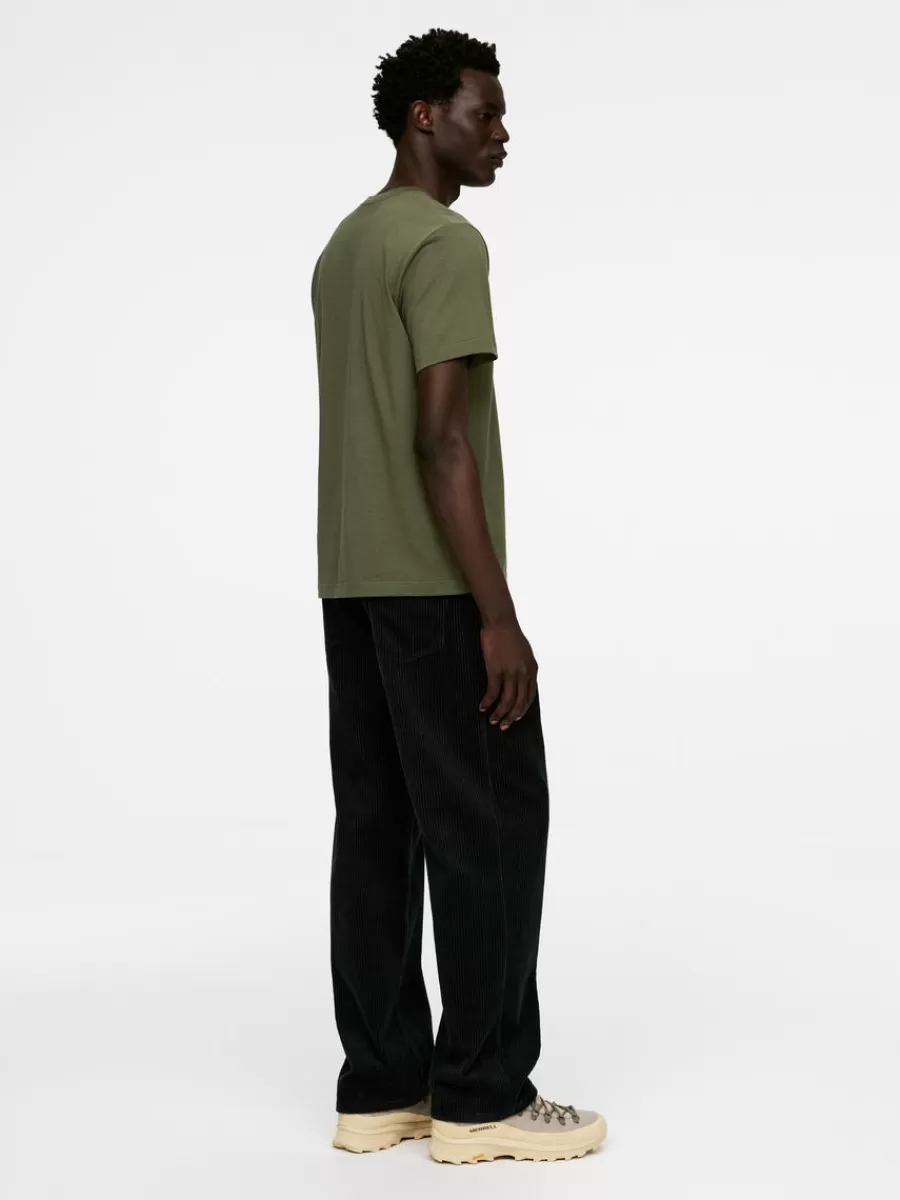 Clearance ARKET Lightweight T-Shirt Khaki Green