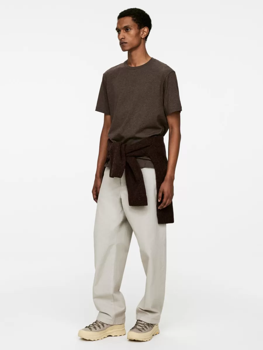 Sale ARKET Lightweight T-Shirt Brown
