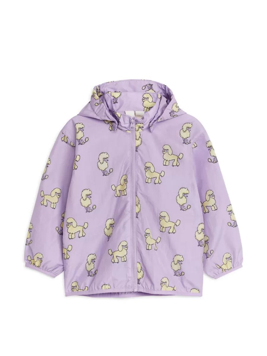 Store ARKET Lined Shell Jacket Lilac