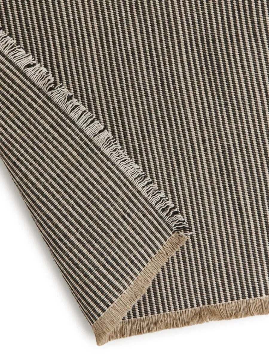 Outlet ARKET Linen Blend Placemat Set Of 2 Black/Beige