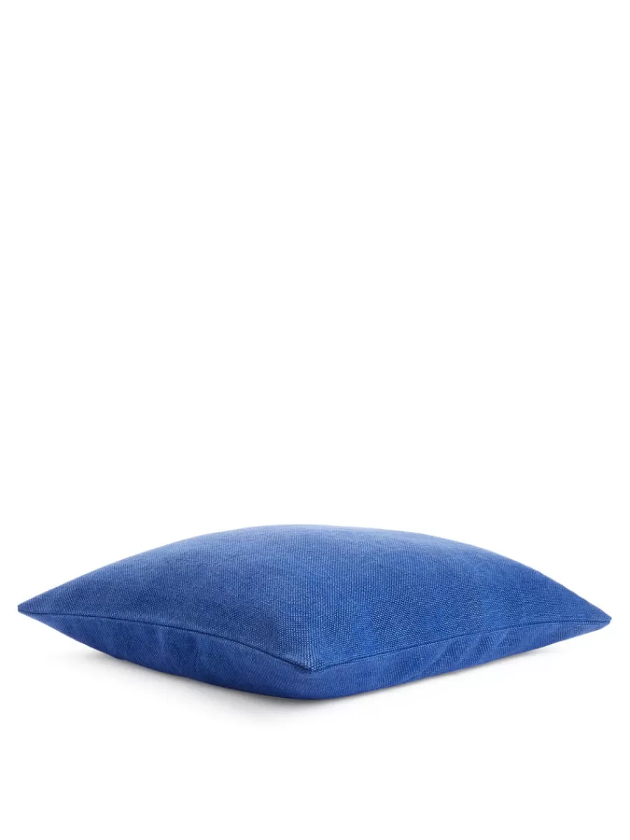 Cheap ARKET Linen Cushion Cover 50 X 50 Cm Mid Blue