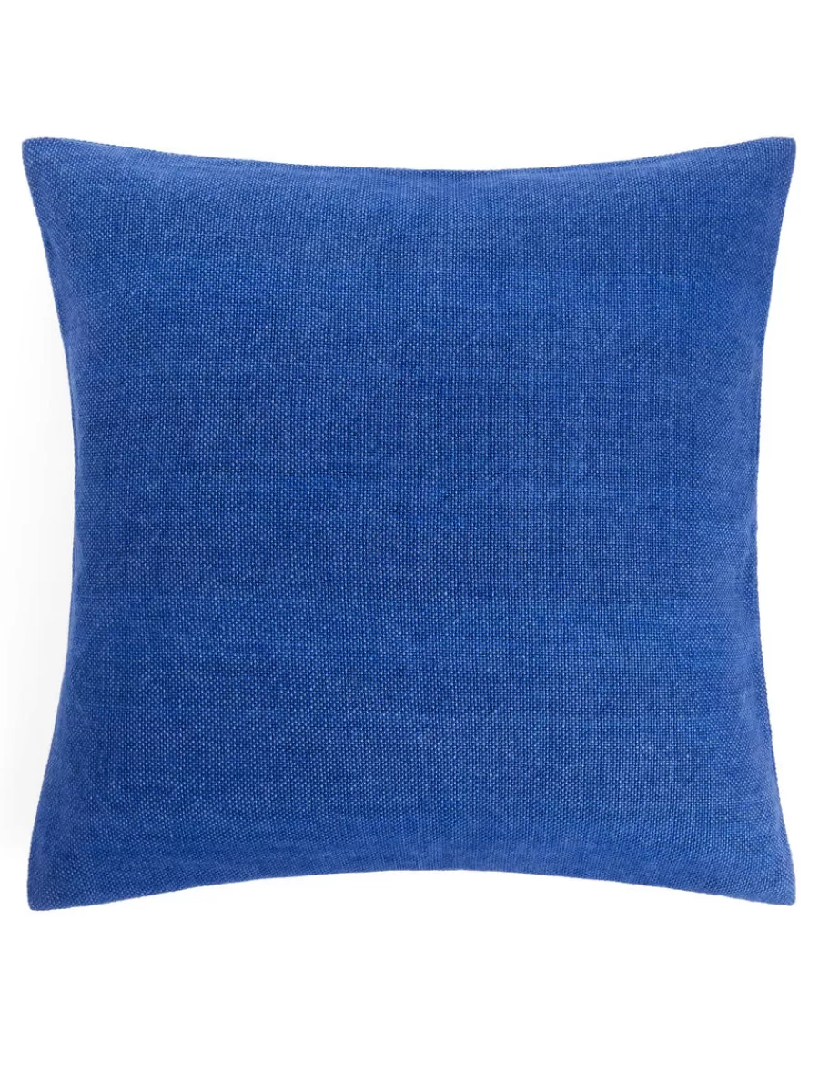 Cheap ARKET Linen Cushion Cover 50 X 50 Cm Mid Blue