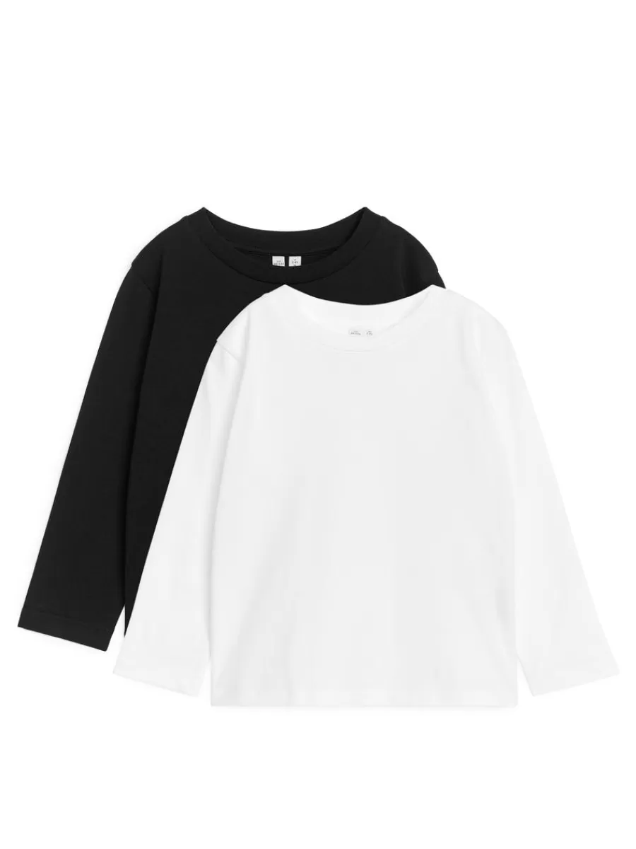 Fashion ARKET Long Sleeve T-Shirt Set Of 2 White/Black