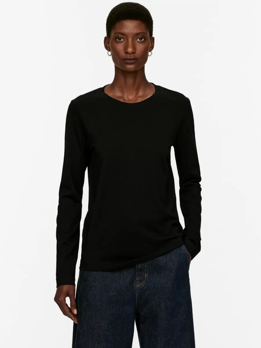 Cheap ARKET Long-Sleeve T-Shirt Black