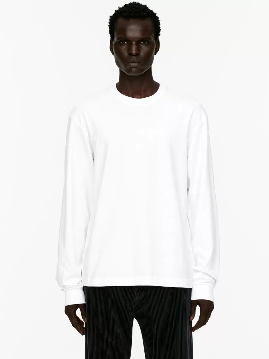 Hot ARKET Long-Sleeve T-Shirt White