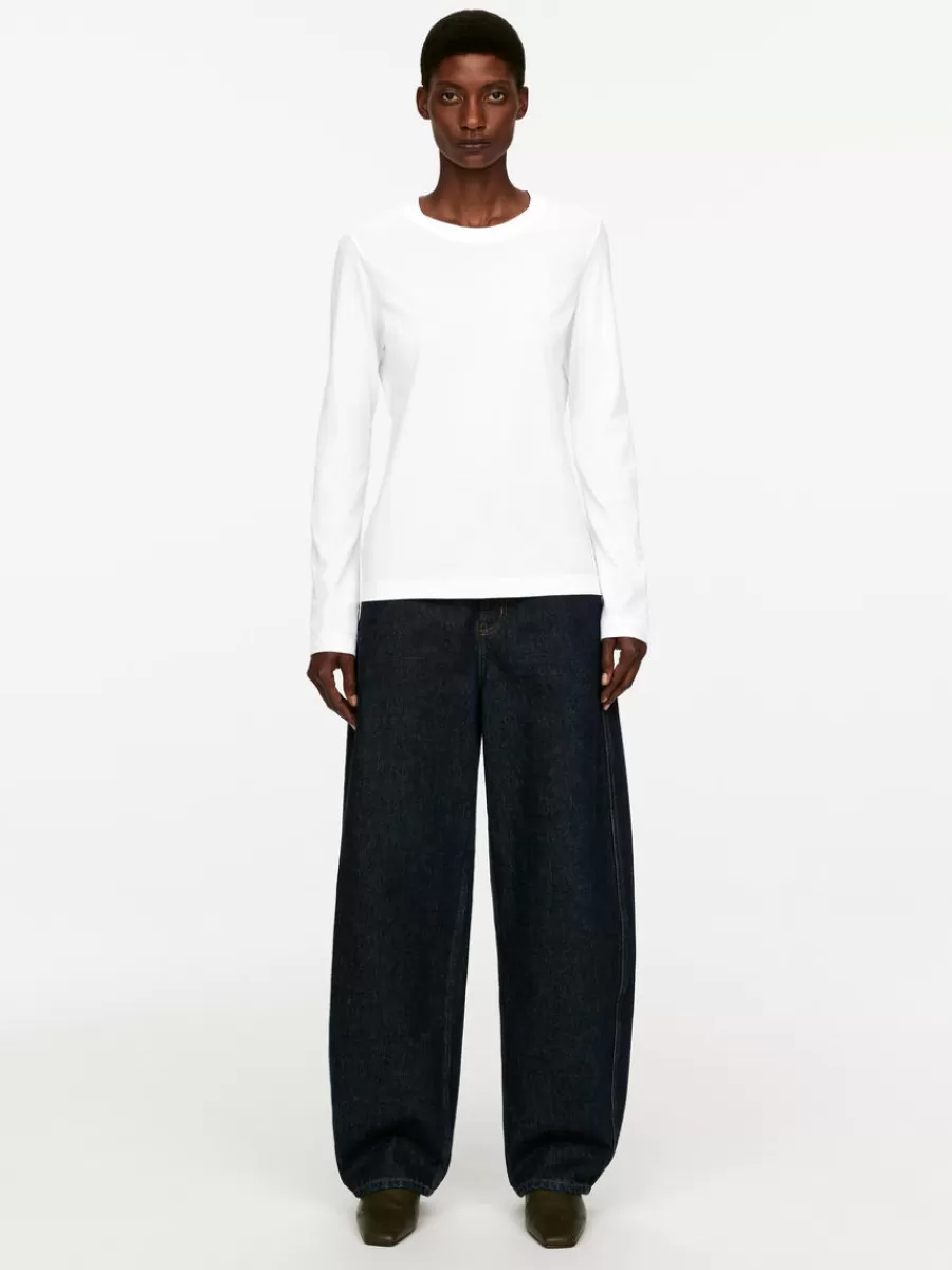 Sale ARKET Long-Sleeve T-Shirt White