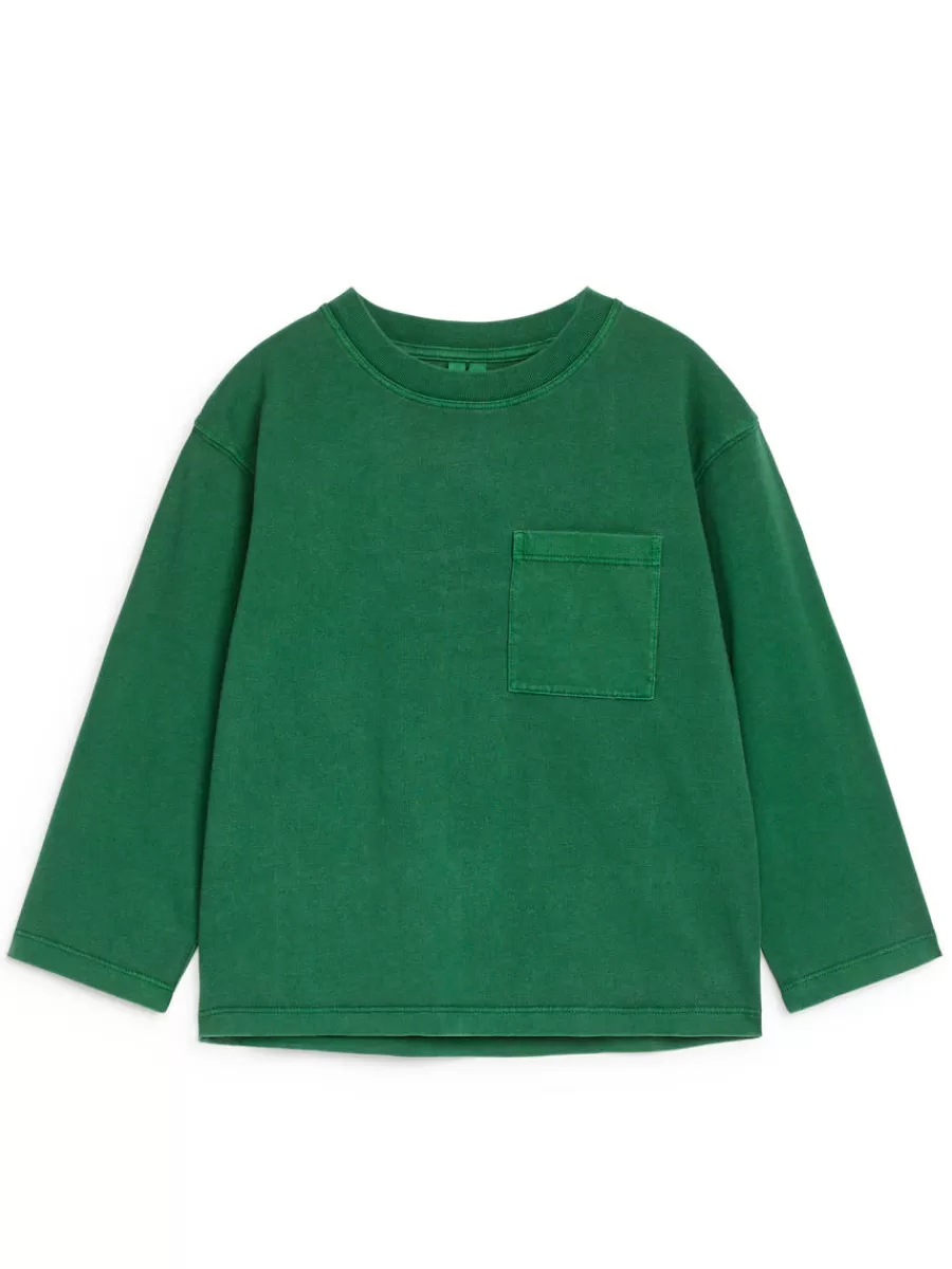 Flash Sale ARKET Long-Sleeve T-Shirt Green