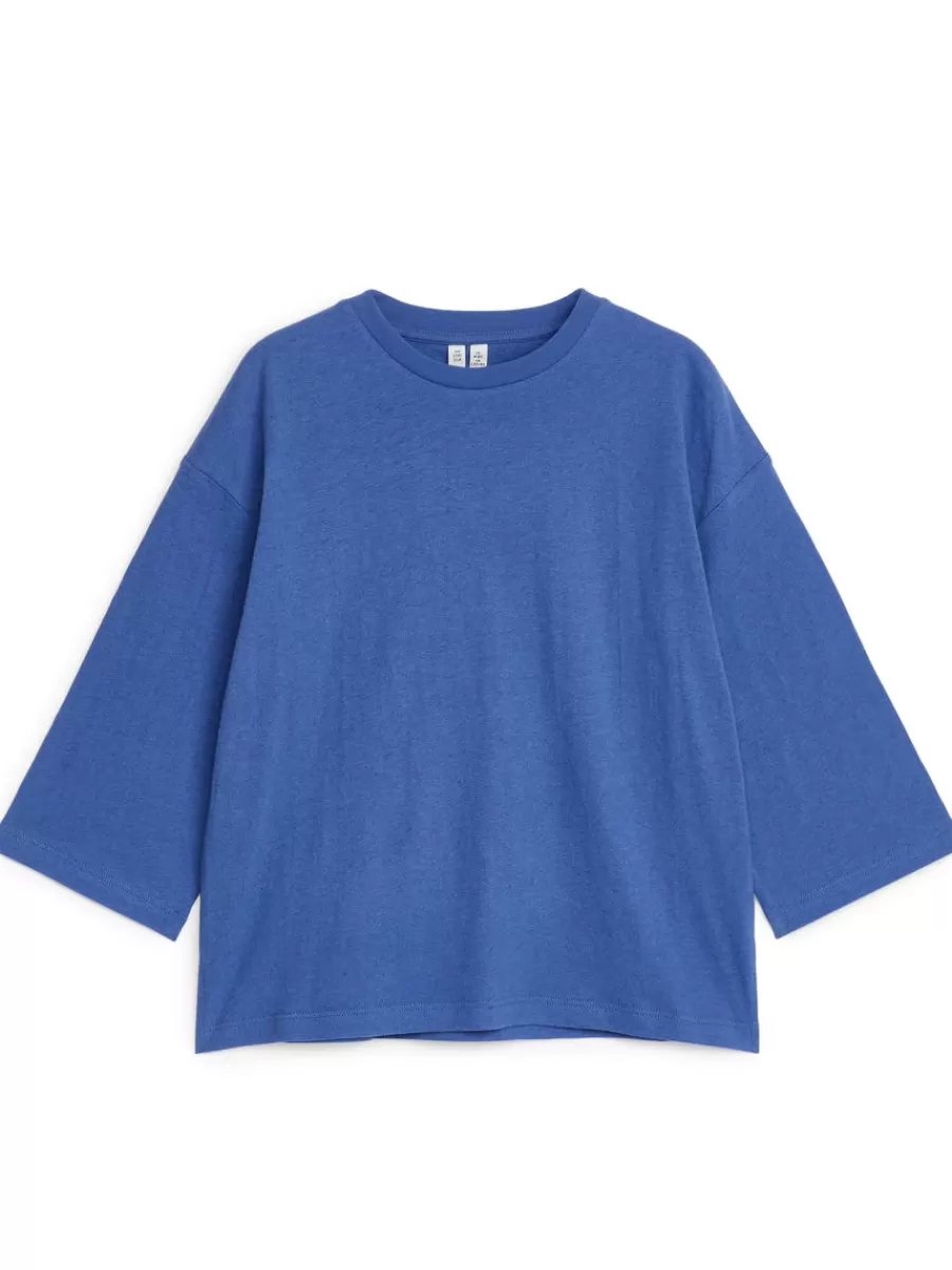 Discount ARKET Long-Sleeve T-Shirt Bright Blue
