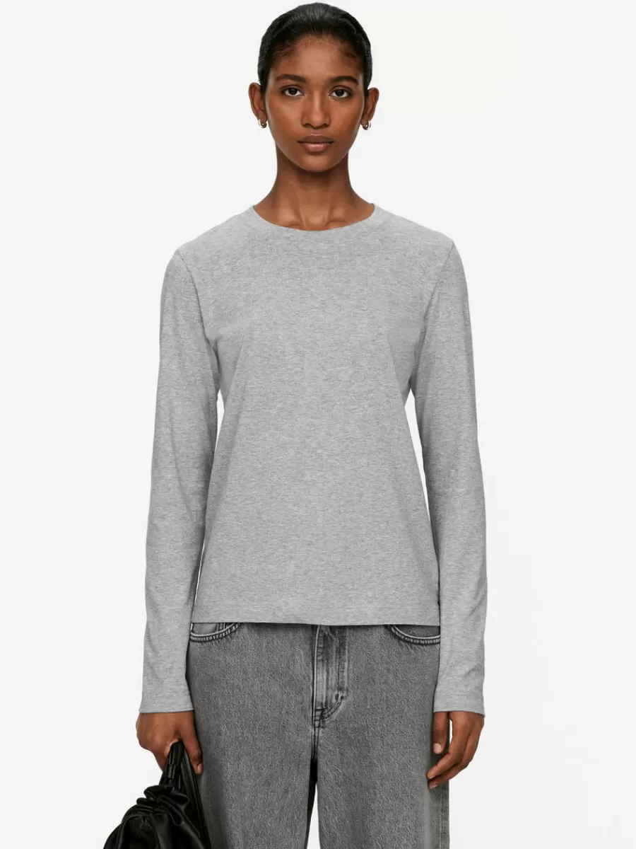 Hot ARKET Long-Sleeve T-Shirt Grey
