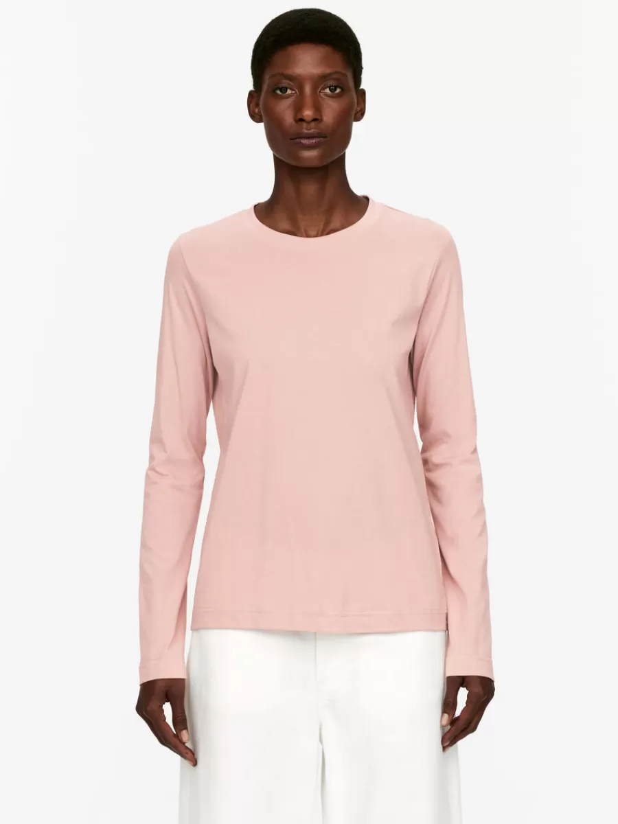 Best ARKET Long-Sleeve T-Shirt Dusty Pink