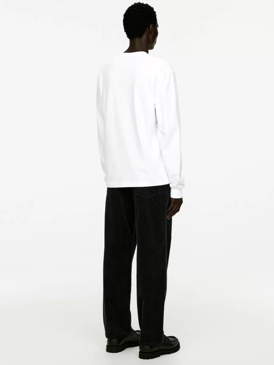 Hot ARKET Long-Sleeve T-Shirt White