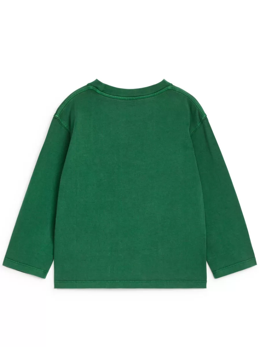 Flash Sale ARKET Long-Sleeve T-Shirt Green