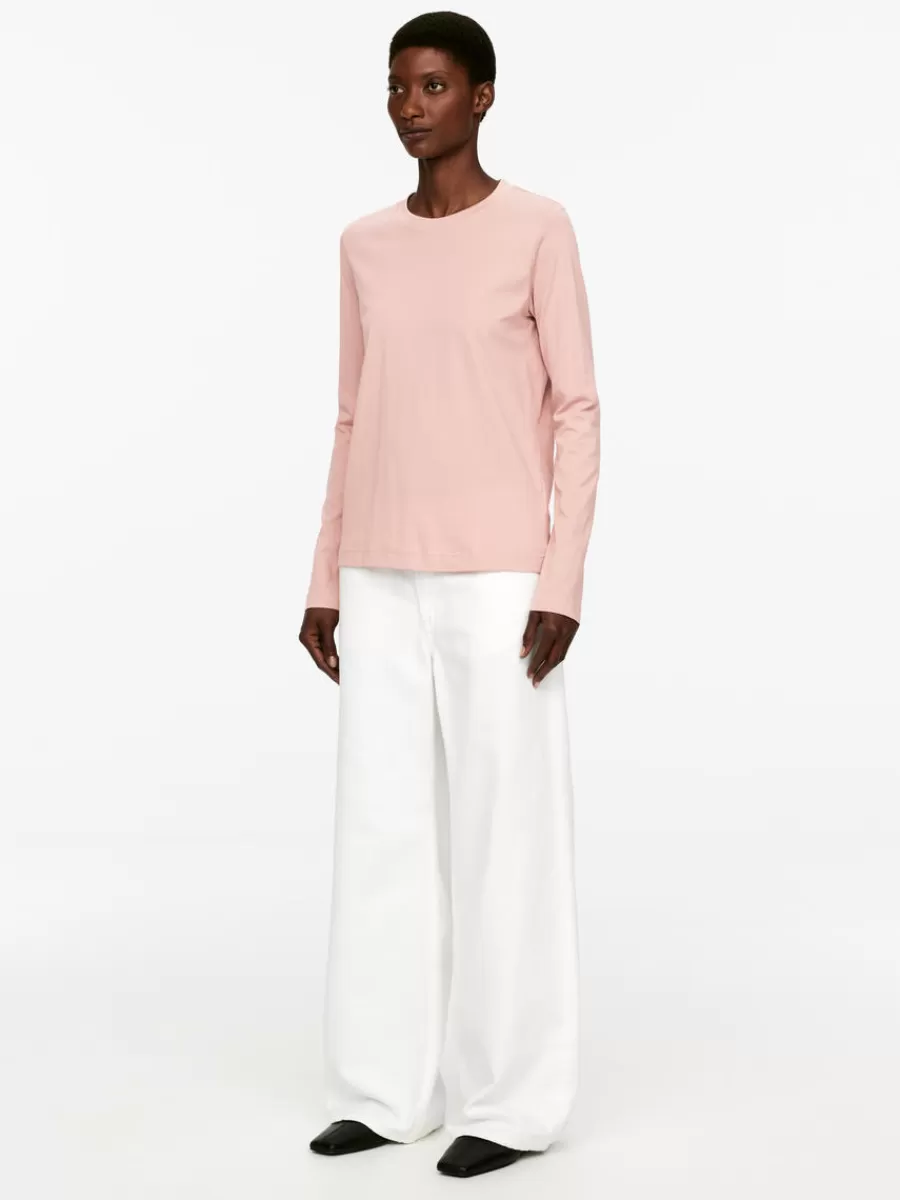 Best ARKET Long-Sleeve T-Shirt Dusty Pink