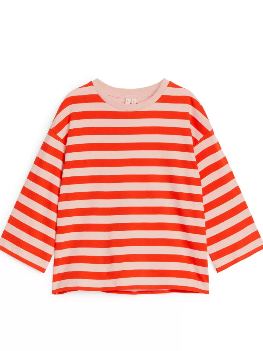 Best Sale ARKET Long-Sleeved T-Shirt Red/Pink