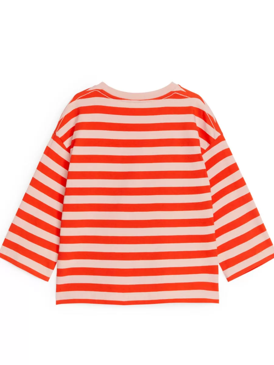 Best Sale ARKET Long-Sleeved T-Shirt Red/Pink