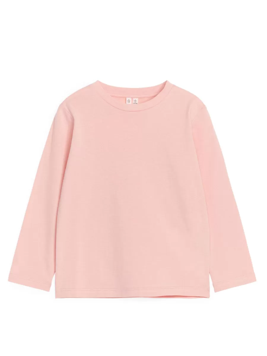 Discount ARKET Long-Sleeved T-Shirt Set Of 2 Lilac/Off White/Pink