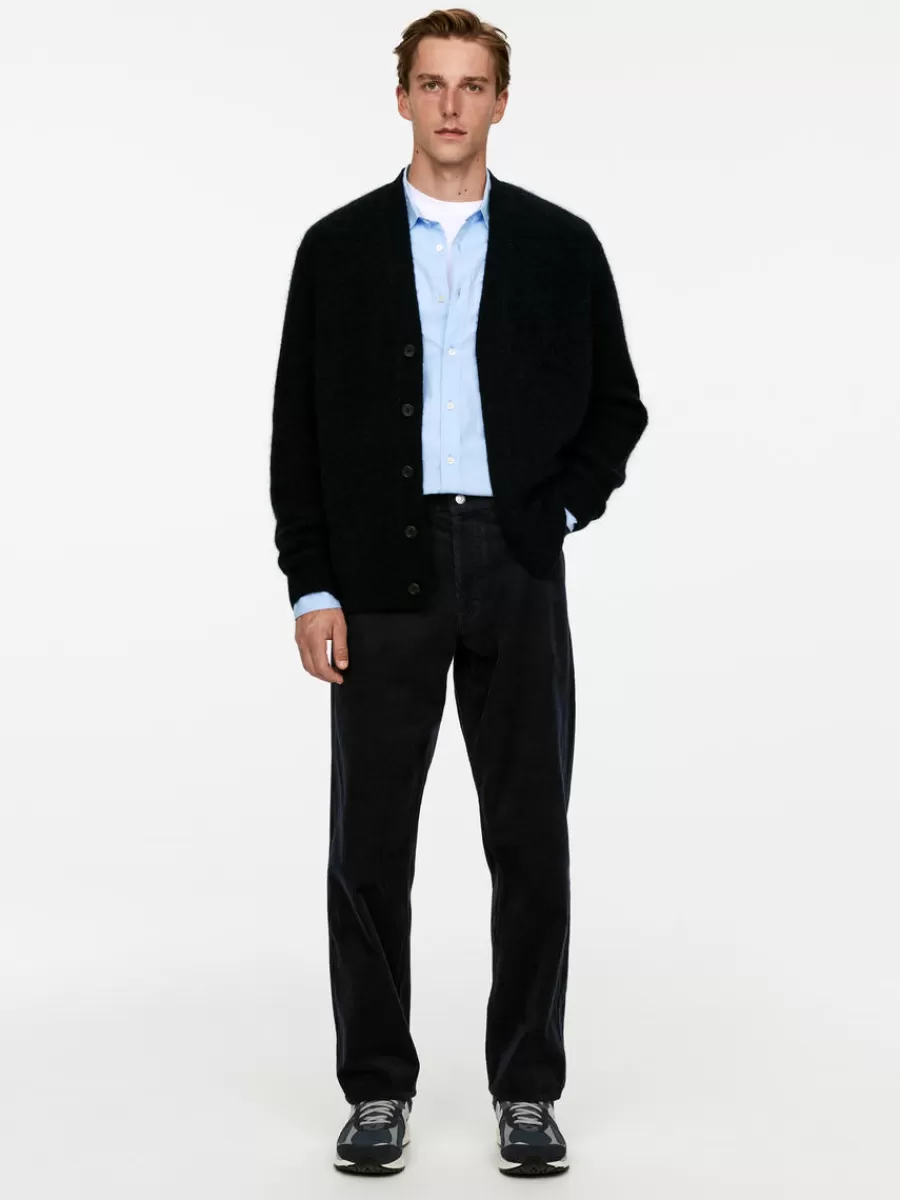 Discount ARKET LOOSE Corduroy Trousers Black