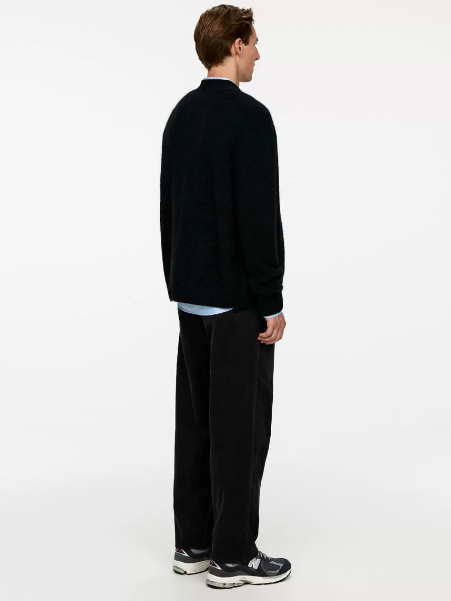 Discount ARKET LOOSE Corduroy Trousers Black