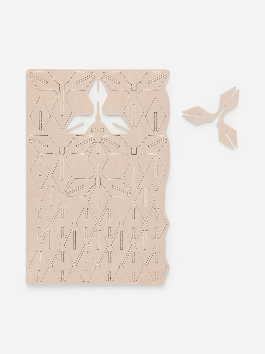 Clearance ARKET Lovi Star Decoration 7 Cm Natural Wood
