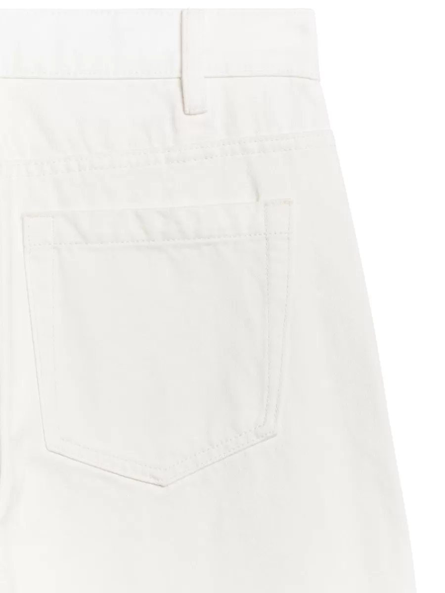 Cheap ARKET LUPINE High Flared Jeans White