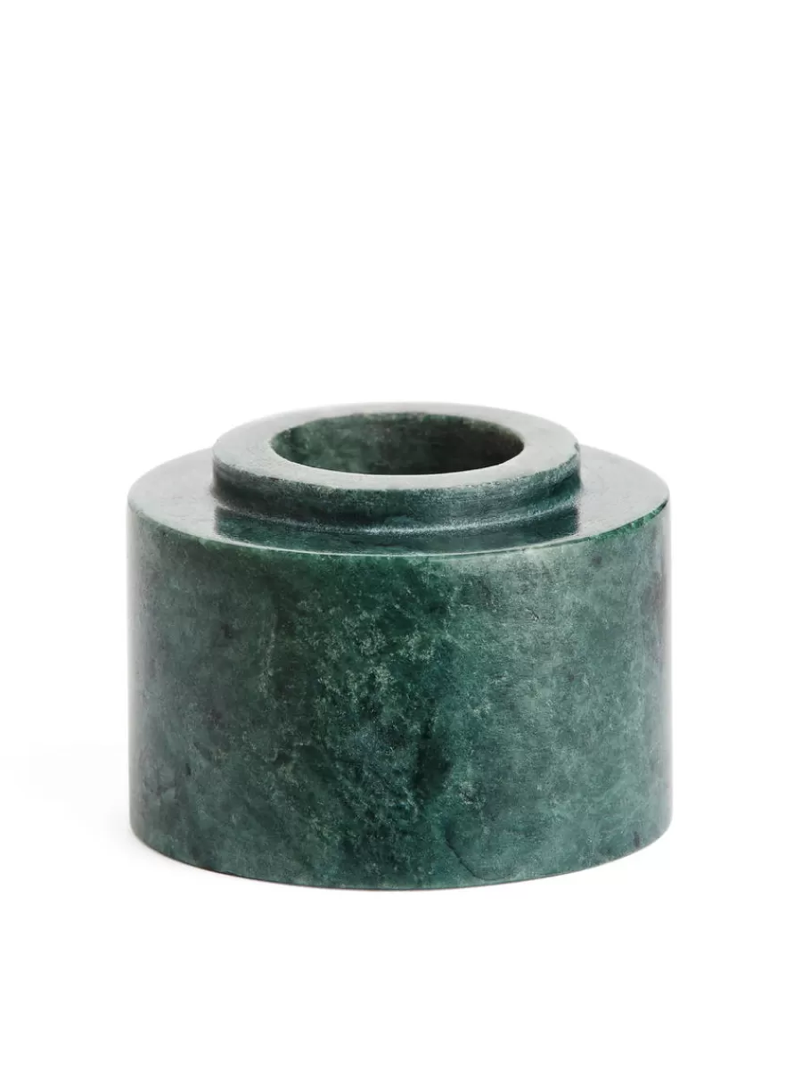 Hot ARKET Marble Candle Holder Green