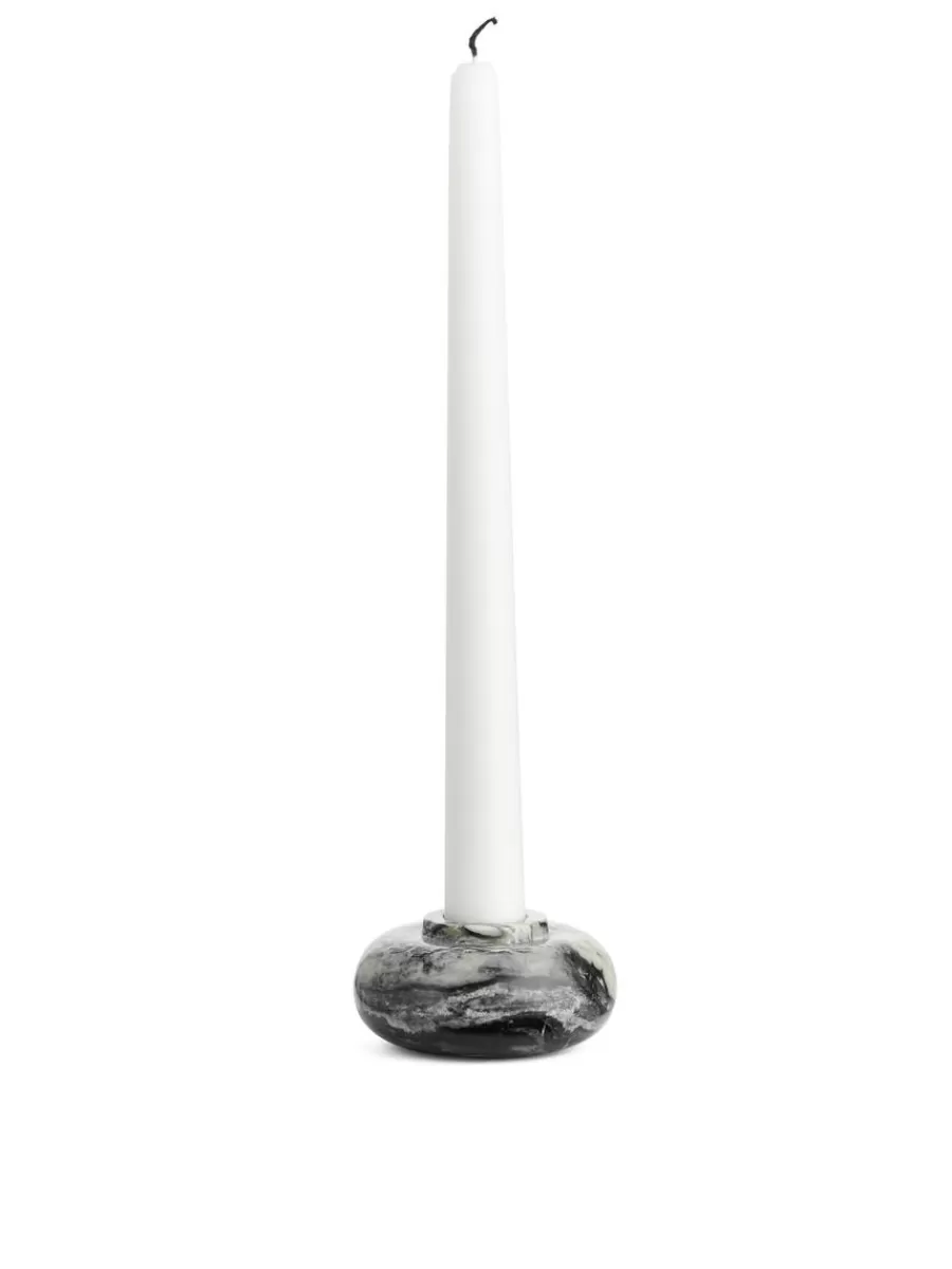 Cheap ARKET Marble Candle Holder Grey