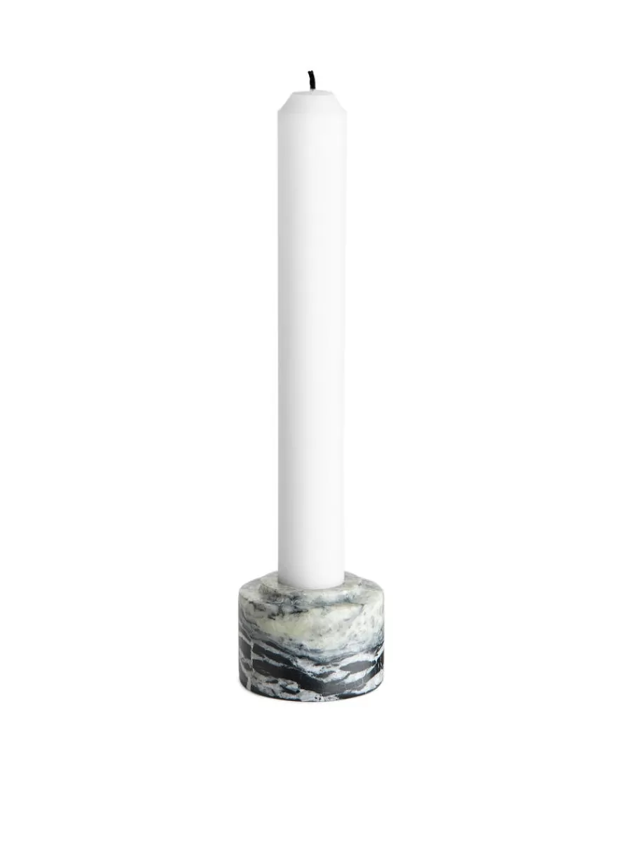 Flash Sale ARKET Marble Candle Holder Grey/Marble