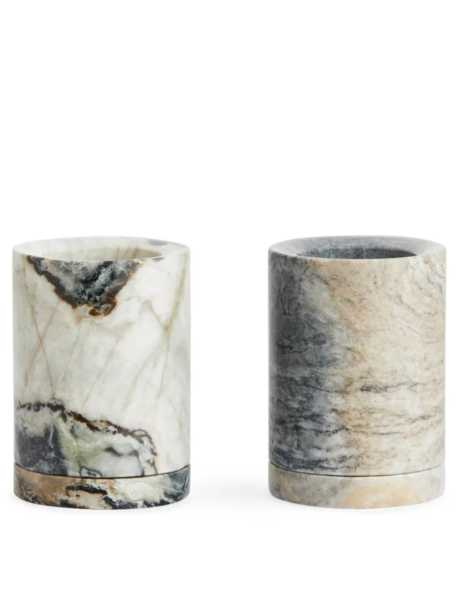 Hot ARKET Marble Toothbrush Container Melange