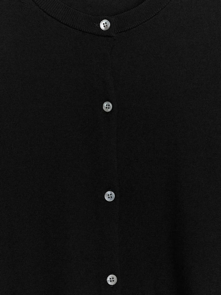 Flash Sale ARKET Merino Cardigan Black