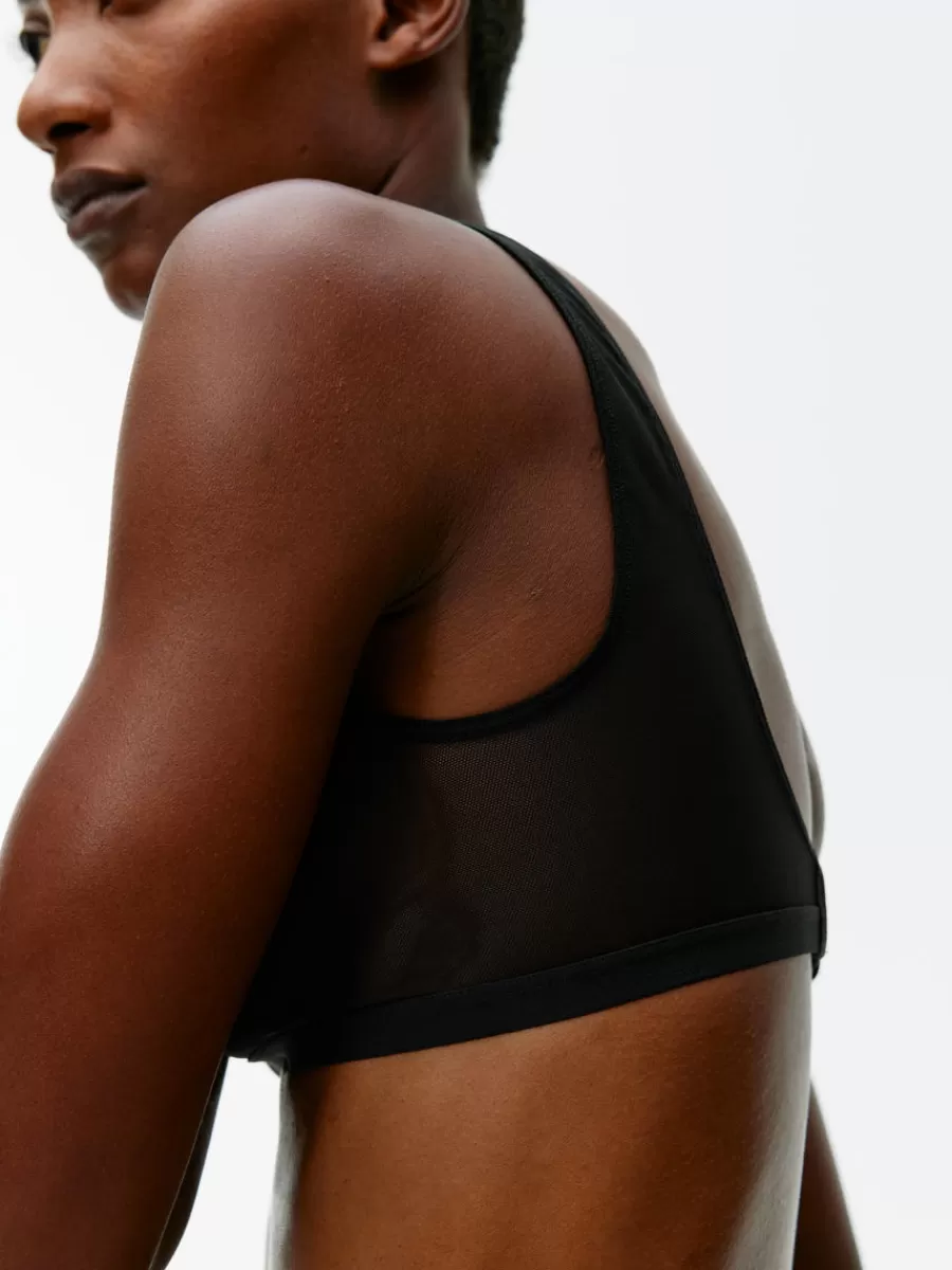 Best Sale ARKET Mesh Bra Black