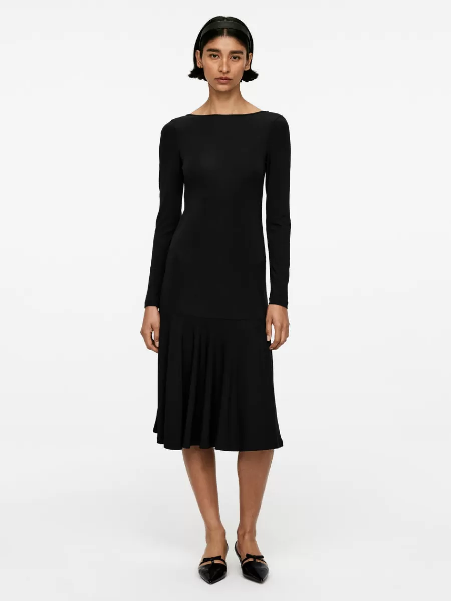Store ARKET Midi Jersey Dress Black
