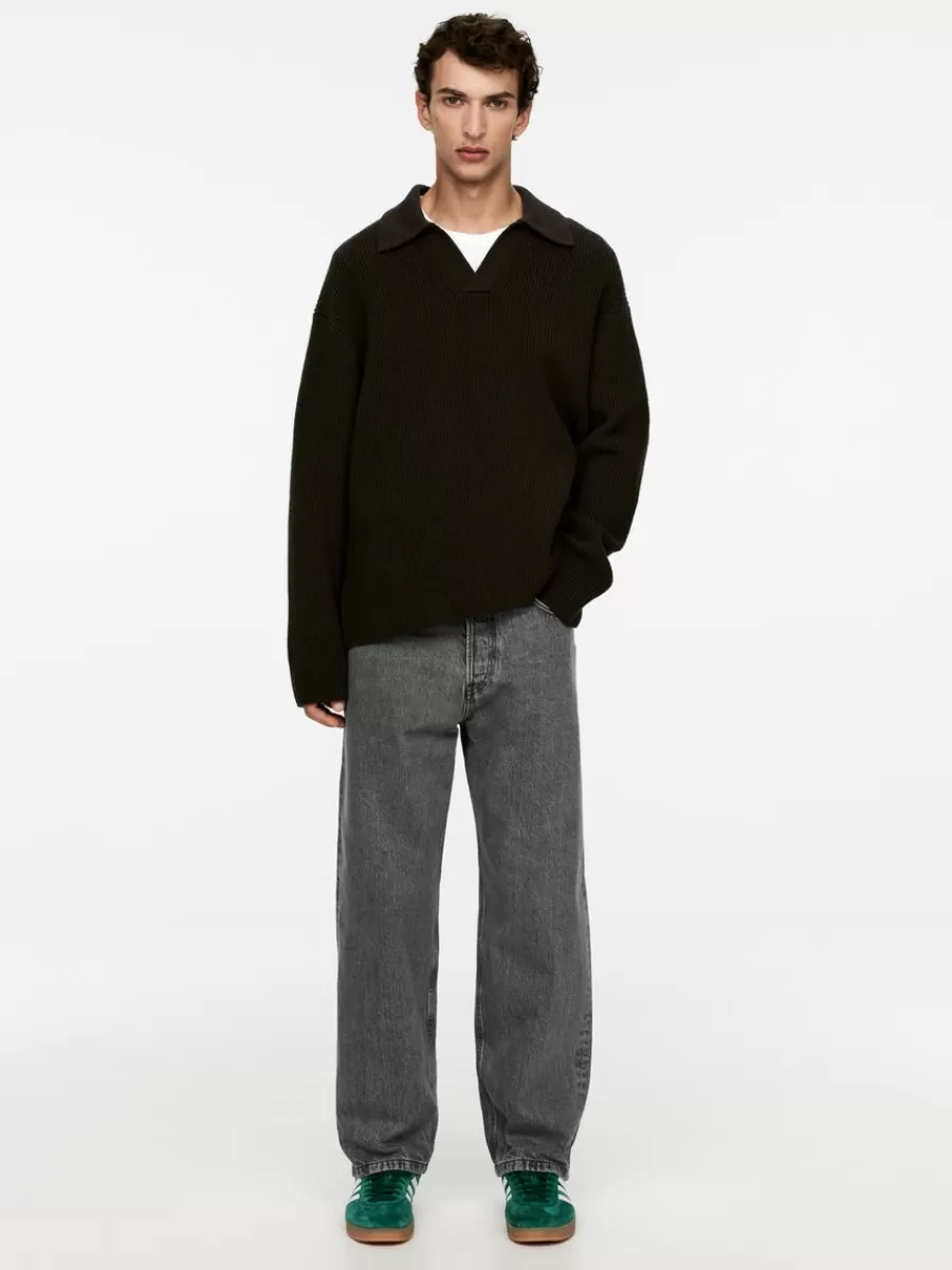 Fashion ARKET MIST Wide Jeans Grey